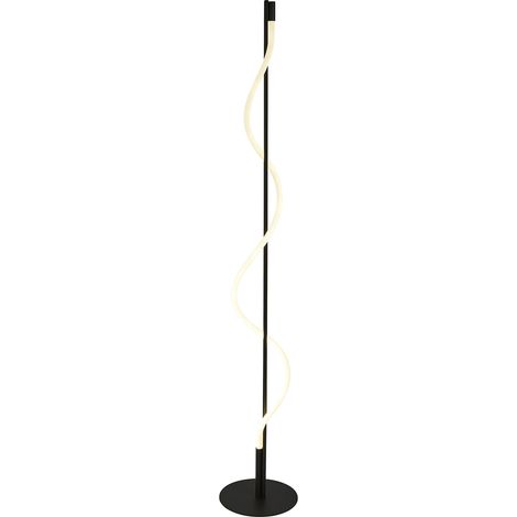 Lampada Da Scrivania Serpente Acciaio Bianco Policarbonato Nero Led 8W 2700K (1/5)