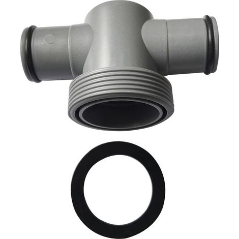 Connettore per tubo da piscina da 38 mm a 32 mm, connettore per pompa da piscina, connettore a T per tubo da piscina da 38 mm a 32 mm (1/5)