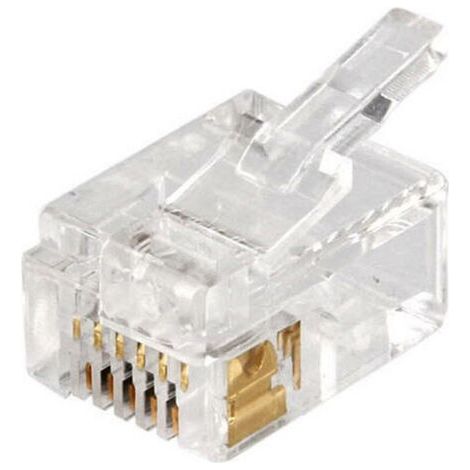Embase modulaire femelle econ connect MPL6/6DEC RJ12 mâle, droit Pôle: 6 transparent(e) 1 pc(s) Y726341 (1/4)