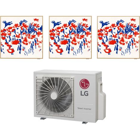 Condizionatore LG Trial Split Inverter serie ARTCOOL GALLERY PHOTO 9+9+9 con MU3R19 R-32 Wi-Fi Integrato 9000+9000+9000 (1/5)