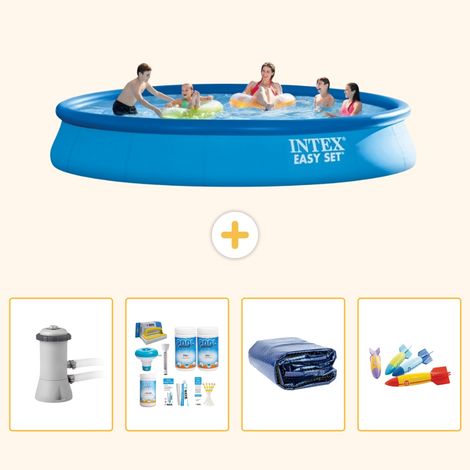 Intex Piscine Easy Set Ronde - 457x84 cm - 5-pièces  S282 (1/5)