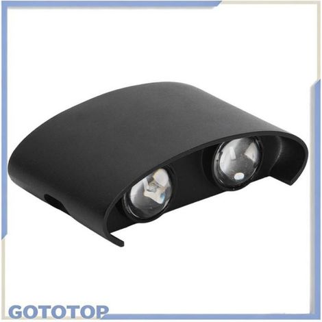 Applique Murale LED - Aluminium - IP66 - Extérieure Intérieure - 40000 Heures - 90-265 V - 4 Perles - 268 G (1/5)