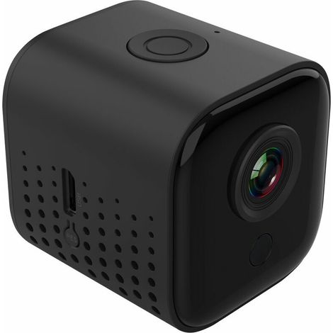 Green Mobility-Mini caméra, 1080P HD Petite caméra de surveillance Batterie longue durée Caméra d'appel vidéo Caméra de sécurité Nanny pour une utilisation intérieure et extérieure avec détection de m (1/5)