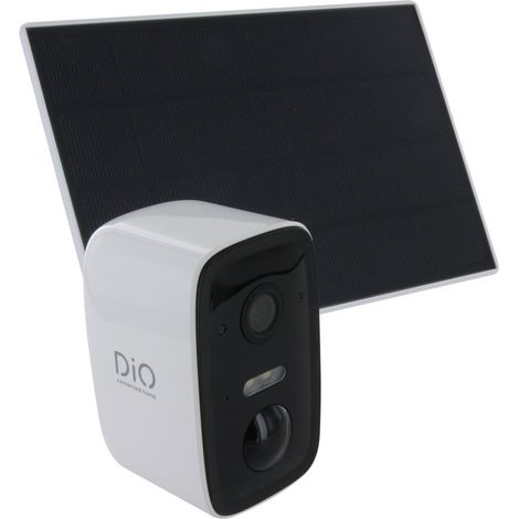 Caméra de surveillance extérieure Wi-Fi 1080p – Panneau solaire – IP65 – Vision nocturne jusqu'à 10m – Application MyChacon (1/8)