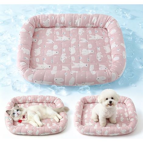 Alfombrilla refrescante para mascotas，manta refrescante de verano，cama refrescante para gatos，alfombrilla autoenfriadora，M (55 x 43 cm) (1/5)