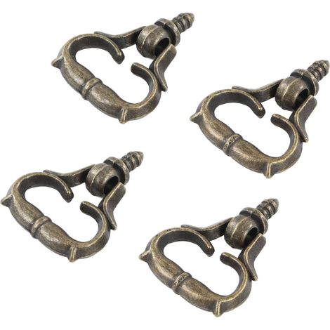 Lot de 20 mini poignées de tiroir vintage, en alliage de zinc fileté, largement utilisées dans la fabrication de boîtes en bois. (1/5)