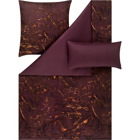 Set di biancheria da letto in raso Estella 7259/405 Raphael Mako, 160x200 cm, 5 pezzi (1/2)