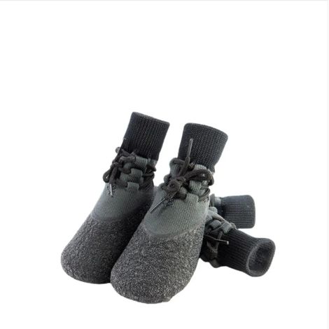 Chaussures pour chien INF imperméables et antidérapantes avec brides, lot de 4, protection des pattes, taille M (1/5)