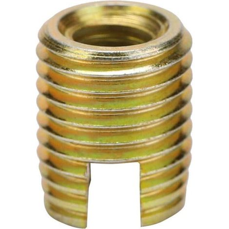 20 pezzi di accessori autofilettanti per l'inserimento di filettature in acciaio al carbonio 302 (interno M8 1.25 esterno M12 1.5) (1/4)