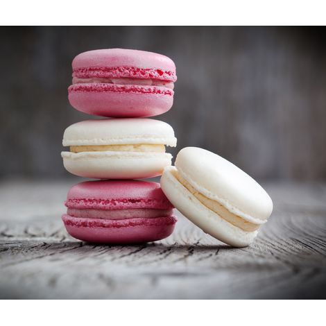 WENKO Pannello paraschizzi per cucina "Macarons", in vetro temperato, 60x50 cm, multicolore (1/3)