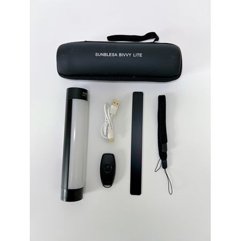 Bivvy Light Rechargeable - Lampe de Camping Magnétique LED avec Télécommande 5000mAh Batterie Externe, Modes Rouge/Vert/Blanc, pour Pêche à la Carpe Camping Urgences