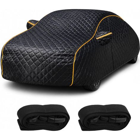 Car Hail Cover with Reflectors and 2 Straps UV Protection Dustproof Windproof Car Cover All Year Round Car Parking Cover (1/5)