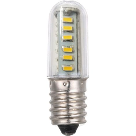 Lampe pour mini-réfrigérateur, congélateur ou refroidisseur, 24 LED, 3 W, culot E14, blanc chaud, portable, 220-240 V CA, 3 W, 24 LED (1/5)