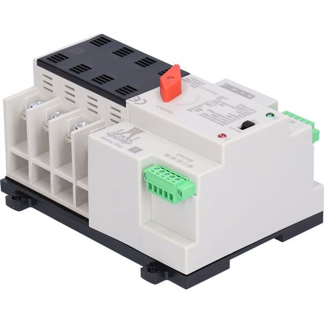 Automatischer Schalter 2 – Unterbrechungsfreie Stromversorgung 4P 100A mit PC-Trennung Typ ATS 400V AC (1/5)