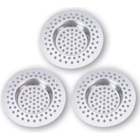 Filtre Evier Cuisine INOX (Lot de 3) Grille Evier Cuisine,Accessoire Cuisine,Salle de Bain, Cuisine (1/5)