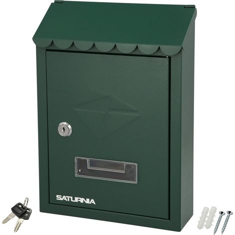 WOLFPACK LINEA PROFESIONAL 03080575 SATURNIA Cassetta postale esterna 205 x 300 x 70 mm. Verde, Multicolore, Singola