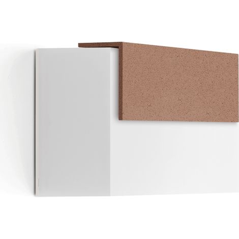 Applique led 10w 3000k ip66 corten lombardo art 100 top ll1160053 (1/5)