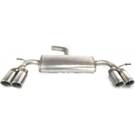 Silencieux Duplex Echappement Inox Ulter VW Golf 6 2008 a 2013 2x70mm-36956553