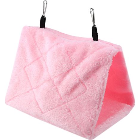Nid Hammock Pour Oiseaux - Tente Suspension En Peluche Douce - Idéal Hiver - Pour Perroquets Et Petits Oiseaux - 1 Pièce (1/5)