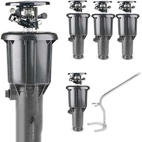 5 Stück Rain Bird MaxiPaw 1/2 und 3/4'' Zoll Sprinkler + Schraubenschlüssel