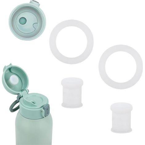 Bouchon Anti Fuite et Joints d'Étanchéité – 4pcs Ensemble de Accessoires pour Chauffe-Biberon Nomade Compatible avec Mom (1/5)