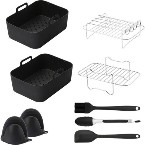 Bardusch - Accessoires pour friteuses à air chaud, accessoires pour friteuses à air chaud Ninja Foodi et autres friteuses à air chaud à double zone (1/5)