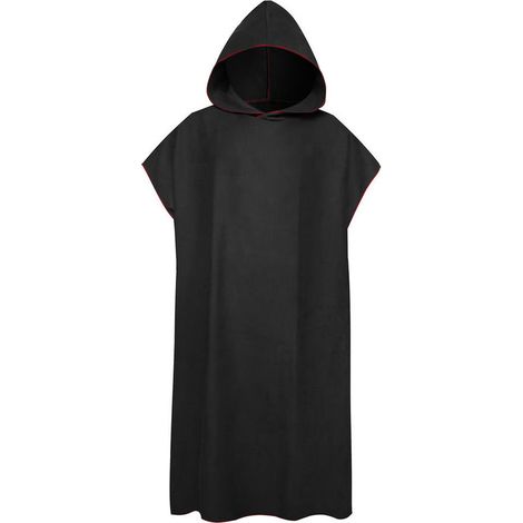 royaluxe -Surf Poncho Serviette a langer Peignoir a sechage rapide avec capuche Couverture de plage en microfibre Serviette de bain Serviette de bain Combinaison Poncho de plage pour adultes,modele:No (1/5)