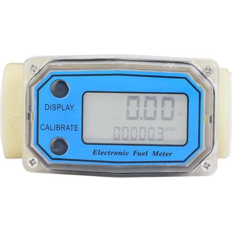 Flussometro digitale per gasolio, flussometro a turbina 15-120 l/min, flussometro per gasolio da 1" NPT, flussometro per acqua (1/5)