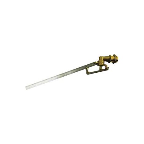 GALLEGGIANTE IN OTTONE 5 COPIGLIE CON ASTA PIATTA INOX  M 11/2  4 copiglia