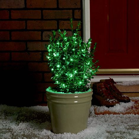 2m Battery Power Firefly LED Wire Fairy String Lights Green Outdoor Garden Decoration (1/3)