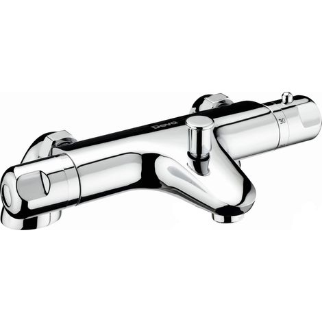 Deva Dynamic Thermostatic Bath Shower Mixer Tap Deck Mounted - Chrome (1/2)