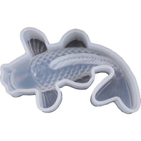 Silikonform in Fischform zum Selbermachen von Epoxidharz, Zement und Gips – Deko-Accessoire