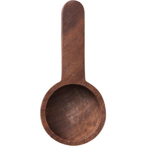 Cuillère doseuse en noyer noir, bois massif, pour café, lait en poudre (poids en grammes). (1/5)