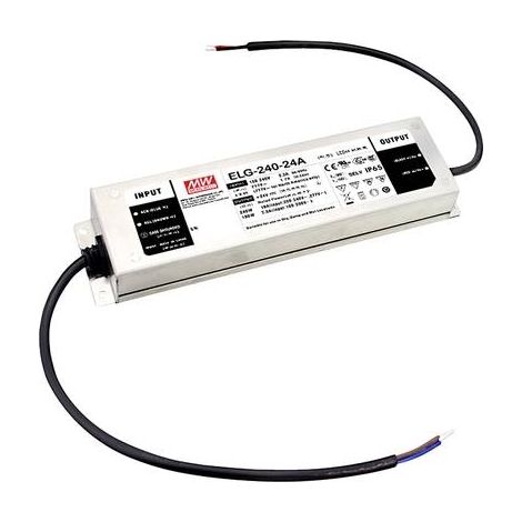 Transformador LED Mean Well ELG-240-24DA-3Y negro 240W