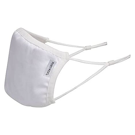 Portwest CV33 - Maschera per viso in tessuto antimicrobico a 3 strati, confezione da 25 (1/4)