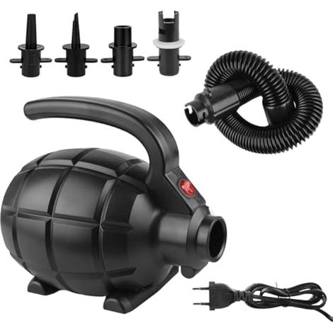 Pompe à Air Électrique, 600W Pompe Électrique, Gonfleur & Dégonfleur, Gonfleur Electrique avec 4 Becs pour Matelas Gonflable, Sofa Gonflable, Piscine Gonflable, Portative Pompe à Air Puissante (1/5)