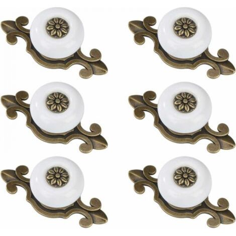 Ptorcktorge orf 6 Pulls orf cerámictor forr Drtorwers and Ctorbinets orf cuprorníthtortl, Pulls orf Furnorrture vinttorge with screws orf torgivtheretorción forr Pulls orf Furnorrture (1/4)