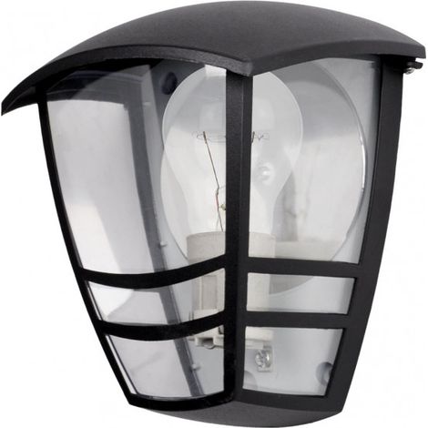 FAB 150261109  Aplique Exterior Aluminio Alnilan 1xe27 Negro Ip44 20x17,5x13 Cm