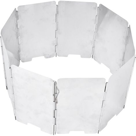Mini pare-brise de réchaud de camping pliable portable à 9 plaques avec sac de transport (1/5)