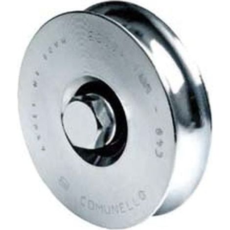Ruota cancelli gola semitonda art.310 - Specifiche: mm.58x20