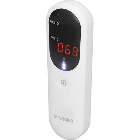 Moniteur de qualité de l'air intérieur, détecteur de formaldéhyde et de COVT, outil de mesure de la qualité de l'air domestique (1/5)