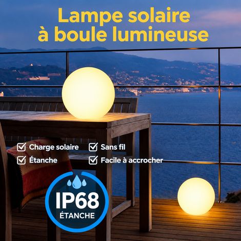 Mini Veilleuse Sphère de 78 mm PE Lampe d'Ambiance Pile Bouton Télécommande à 28 touches 8 × 8 × 8 cm 200 g – Livraison gratuite (1/5)