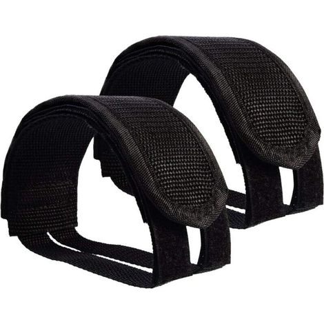 Lntyq 2 pieces Ceinture de Sangle de Pédales de Vélo,Sangles de Pédales de Vélo d'Appartement,Sangles de Pédale de Vélo,Pédale de Vélo Sangles,pour Les Pédales de Vélo Antidérapantes,Bike Pedal Strap