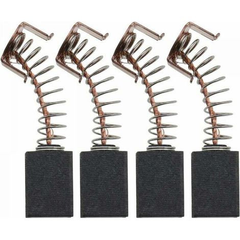 Lot de 2 paires de balais de charbon pour moteur 12 x 8 x 5 mm compatibles avec meuleuse d'angle WS125 Black & Decker G720 (1/3)