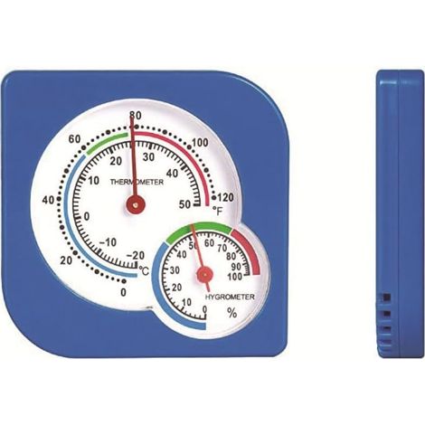 Thermo-hygromètre réfrigérateur/congélateur noir, pour serre (1/5)