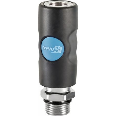 Raccord fileté mâle cylindrique avec joint d'étanchéité PREVOST - Taraudage: G 1/4
