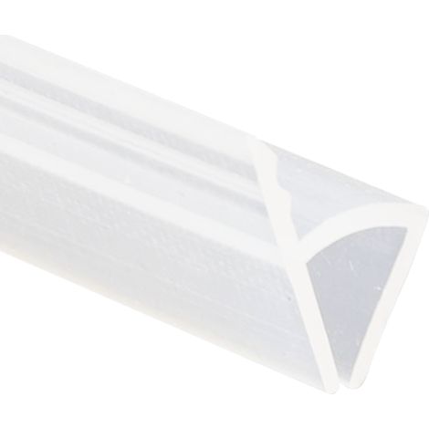 Joint D'étanchéité Pour Porte De Douche - Forme En U - Épaisseur Verre 10 Mm - Pour Joint Entre Vitre Et Sol - Lot De 1 (1/5)