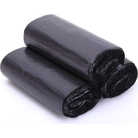 Petits sacs poubelles de 1,2 à 1,5 gallons, sac poubelle noir, sacs poubelle pour corbeille à papier 120 unités (1/5)