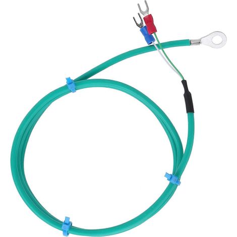 Thermoelement-Sonde Typ K, SMD, Rundloch, Silikon-Temperaturmessleitung 0200℃ (4 Meter)