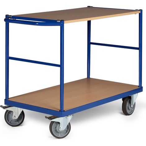 Bako Logistiksysteme Tischwagen F350 mit 2 Ladeflächen und Schiebegriff 1000x600mm (1/5)